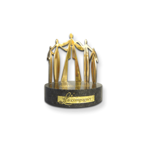 Prix sculpture de bronze L'accompagner