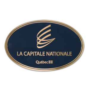 Plaque de bronze coulé Capitale nationale
