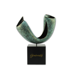 Sculpture de bronze Doppio Movimento