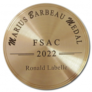 Médaille Marius Barbeau - bronze