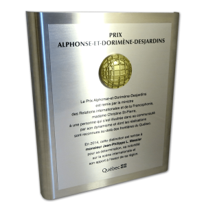 Plaque de reconnaissance d'inox MRI