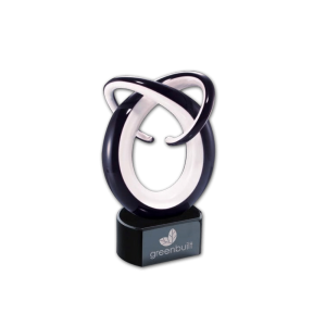 Trophée de verre soufflé SAFARI