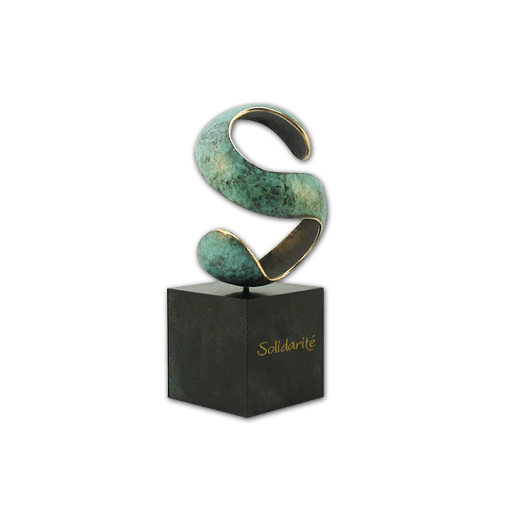 Sculpture de bronze Solo Movimento