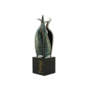 Sculpture de bronze Trio Movimento