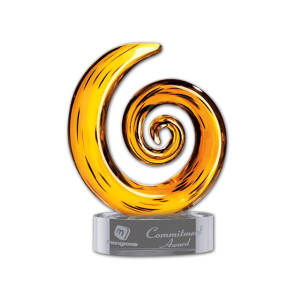 Trophée de verre soufflé BUGATTI