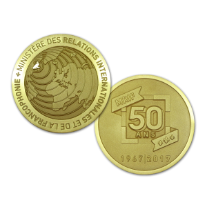 Médaille de bronze plaquée or MRIF