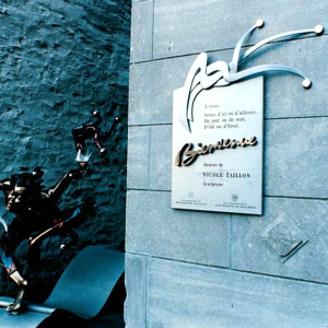 Plaque d'identification en inox gravé | Arlequin