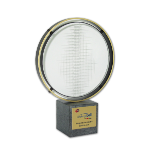 Trophée de verre Challenge Bell