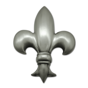 Fleur de lys en étain fin