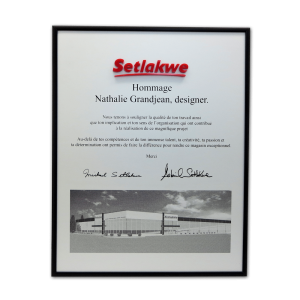 Plaque hommage Setlakwe