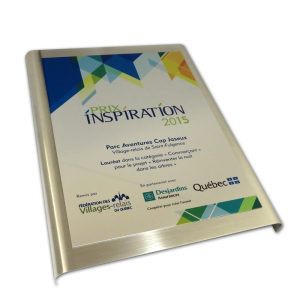 Plaque stainless Prix inspiration Village Relais