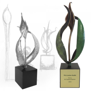 Trophée de bronze AARQ Prix Louise Audet