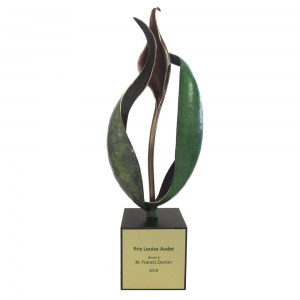 Sculpture de bronze AARQ - Prix Louise-Audet