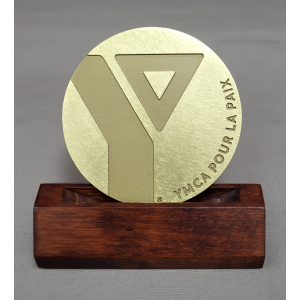 Médaille reconnaissance plaquée or