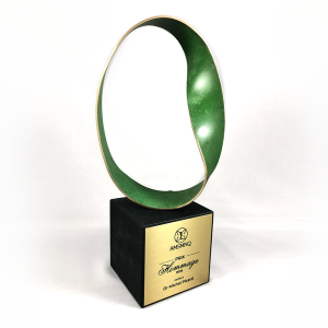 Trophée sculpture de bronze | Möbius Hommage AMSMNQ